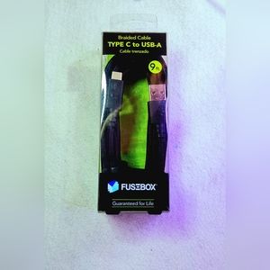 9' TYPE C to USB-A FUSEBOX Gauranteed for life.